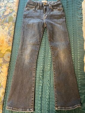 Frame Denim women’s Dark Blue le crop mini boot